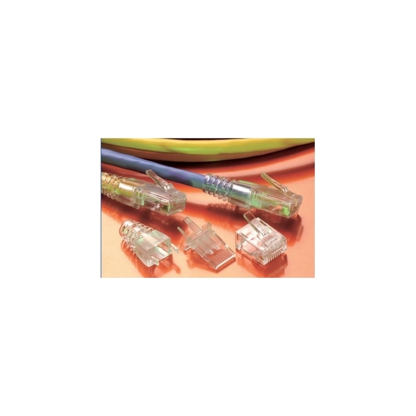 Stewart Connector RJ45 8X8 C6 PLUG, SNAGLESS 3PCS, BOOT, CONN & STRAIN RELIEF 287929